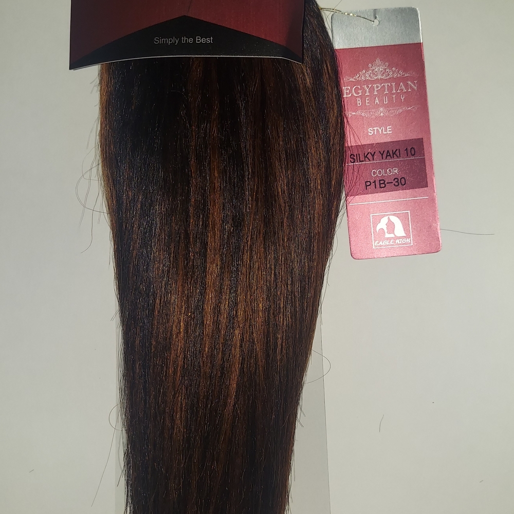 Silky Yaki Hair Extension - Brown